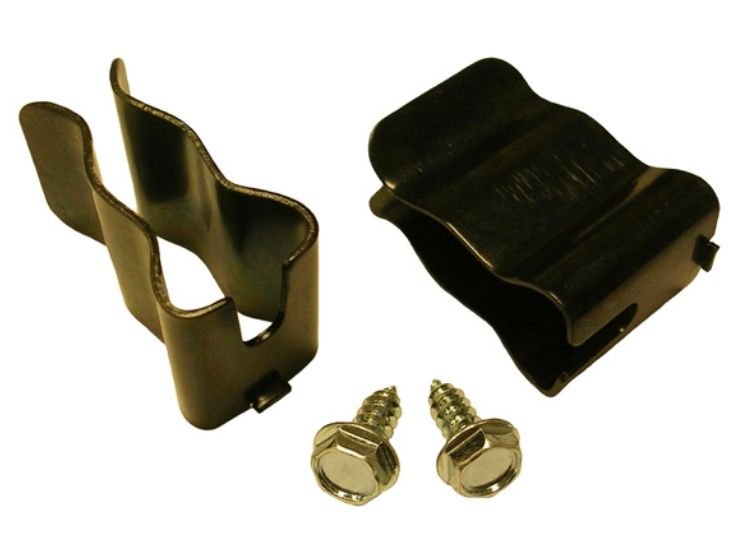 Lug wrench trunk mounting clip installation