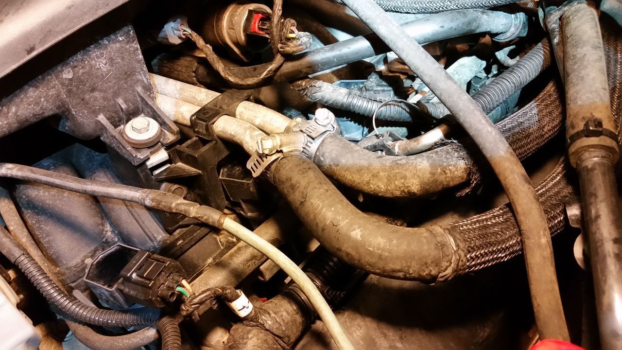 Dakota heater valve install