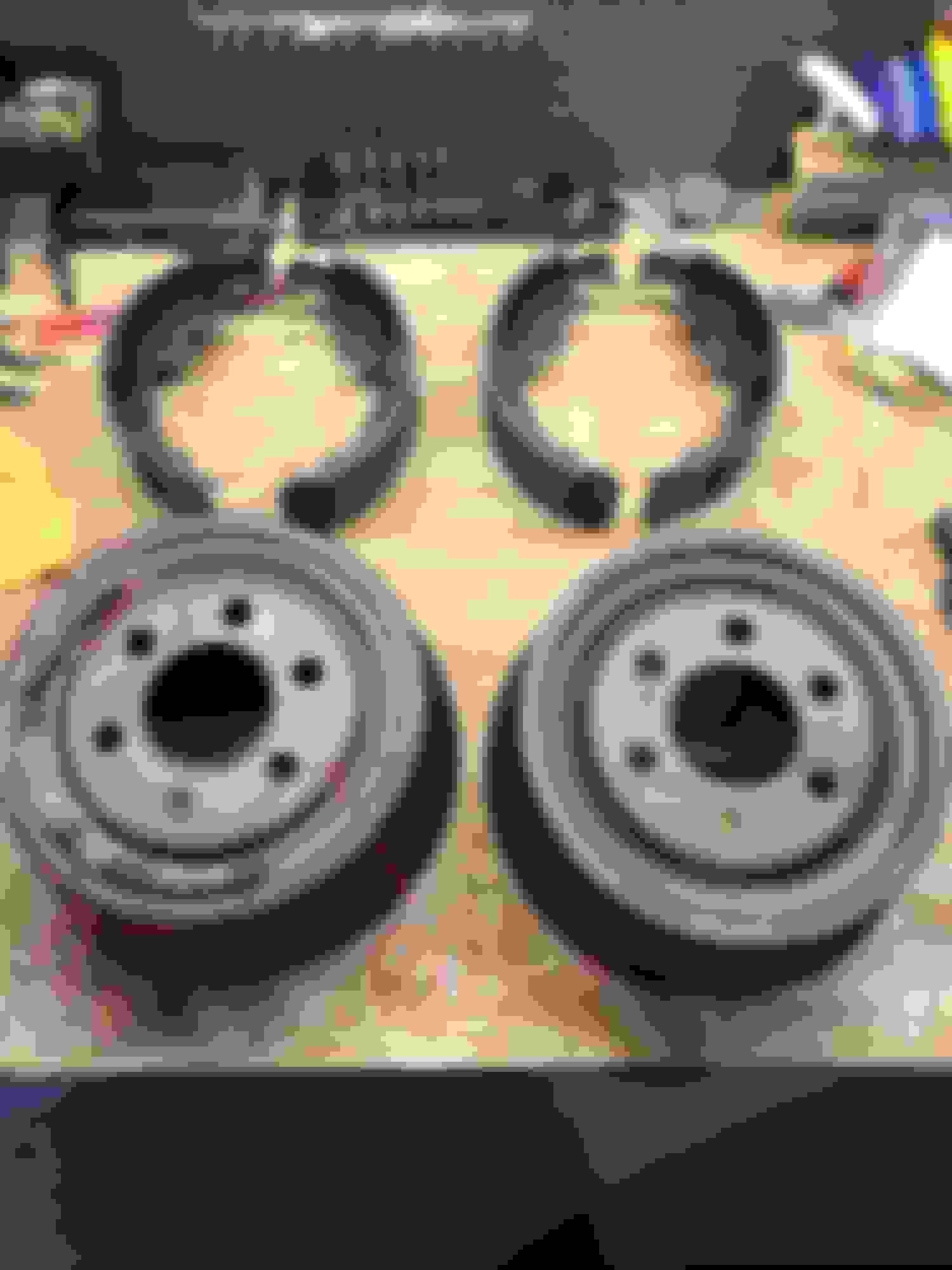 Brake drums from Oreilly’s
