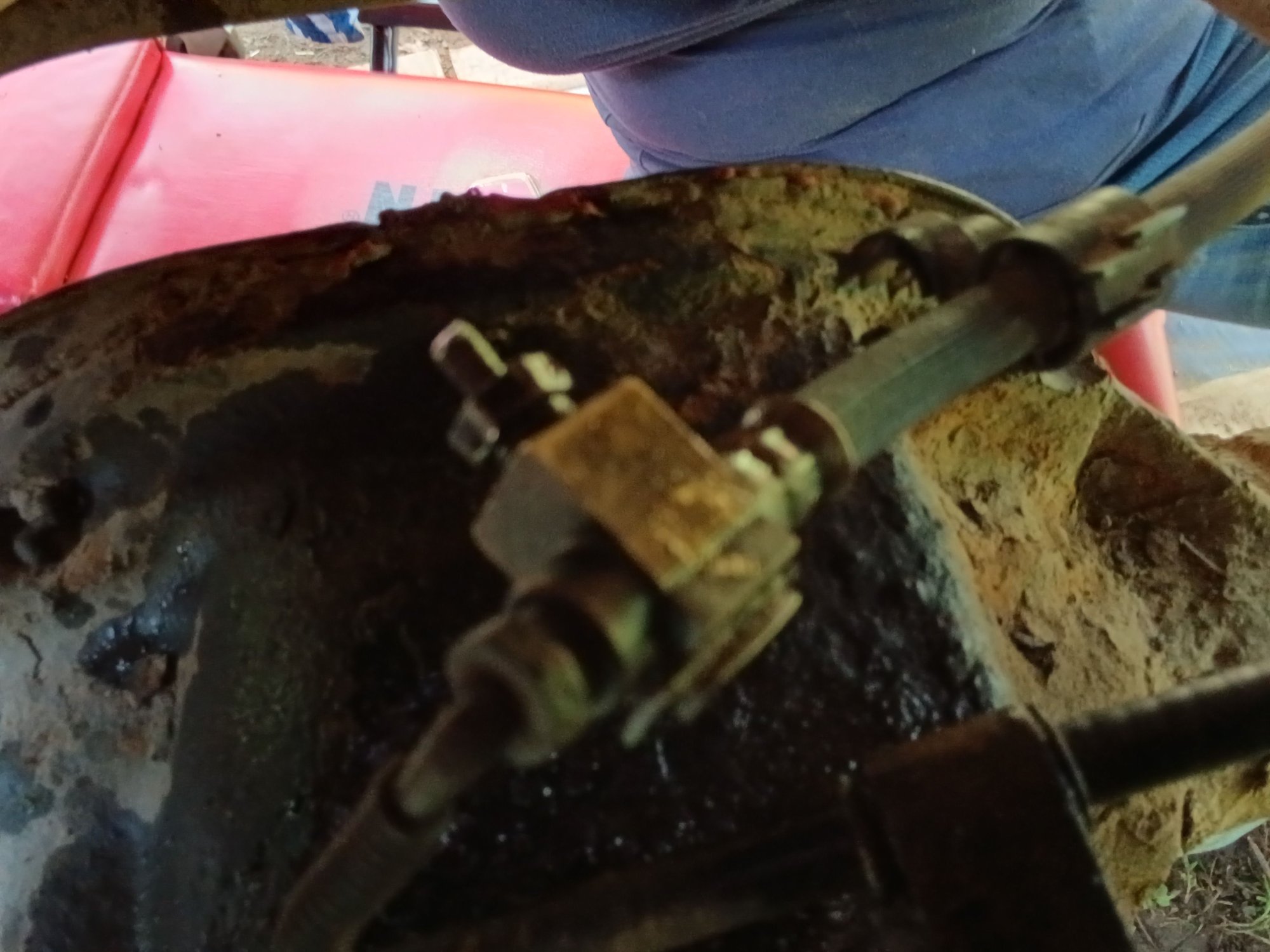 The little box on top of the rear differential , brake junction box??? 