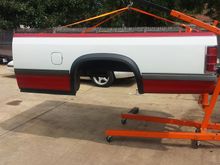 Bed pulled with engine lift.