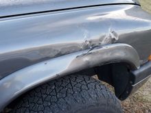 Damage from previous owner.. 