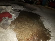 Big puddle of fuel under the truck???  Wtf now?