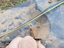 This is where the temp flapper valve connects, to show which way it goes.