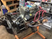 Fresh engine ready for installation