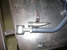 This is the way Im going to fix the short upper A-arms. Ill weld those bungs in, then weld the tube on over the A-arm. Itll add about a half inch