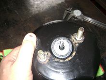 The gasket pushes right out if it isnt held in place with the MC. 