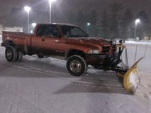 Out for a drive during a snowstorm.