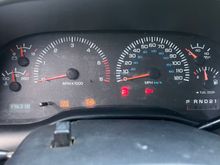 After driving it around for about 30-60 min the gas light went away and it started to read fuel correctly, suddenly the Abs,brake, and check engine light come on and speedometer starts flickering again… a couple minutes later I completely lose the speedometer/odometer. Keep in mind that i still dont have the “No Bus” light 