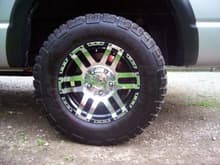 New wheels, Eagle Alloys 079, 17x9  4 1/2&quot; bs