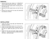 front abs speed sensor