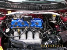 SOHC 2.0
Mods:
2nd gen Indy Intake manifold
Ported head
Long tube header
AFX ecu
DOHC pistons
Magnum Camshaft
Ported head
Blue printed balanced lower end
and some other bolt ons
Reved to 8,600 all day. One time at 9,600 rpms the valves didnt shut...