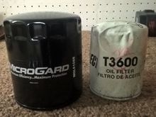 The T3600 is from Jiffy Lube the Microgard is what size and style every part store calls for on my engine.