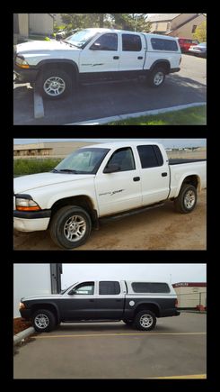 Started out white and rusty