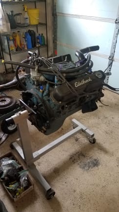Engine out, and partially disassembled. Im going to remove the intake and check the cam. It might be replaced with something a little more aggressive. 