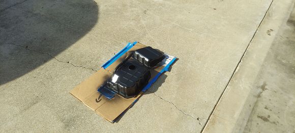 Nothing like a quick respray of some black high temp paint to freshen up something that no one will see.