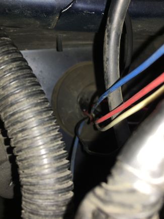 routing through a hole through fire wall