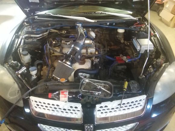 Motor mount and rear sway bar link replacement at 206k miles