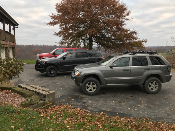 2007 Jeep Grand Cherokee with Rock Road lift kit and 1.5" spacers.