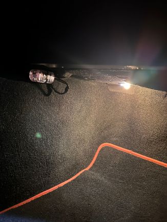 This blinks red when I touch it 