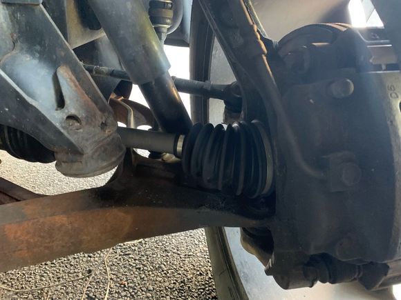 Passenger side turned back view