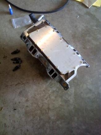 Manifold with new plenum pan on