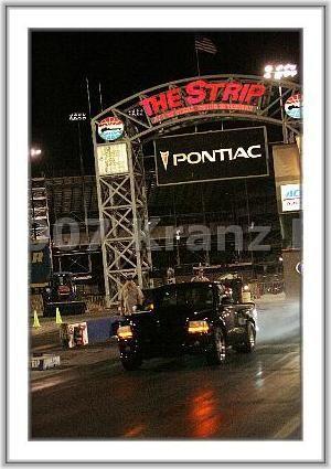 Drag racing at LVMS