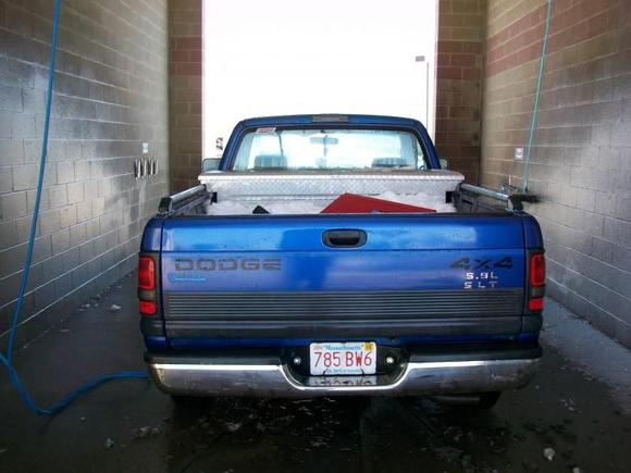 After a quick rinse of all the salt thats been on road