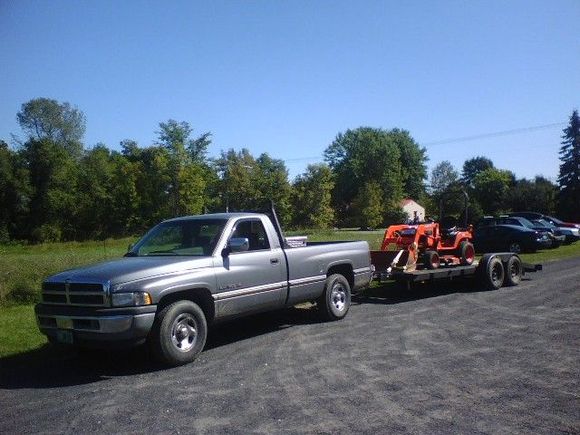 Pulling my trailer