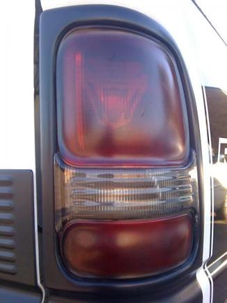 Custom taillight tinting with dodge viper emblem