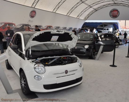 The Fiat area from the Mopar Midway