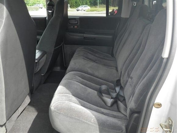 inside back seat