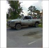 my buddy got stuck and the dodge helped and then played