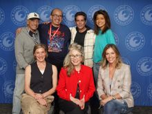 Me and the cast of Battlestar Galactica 
