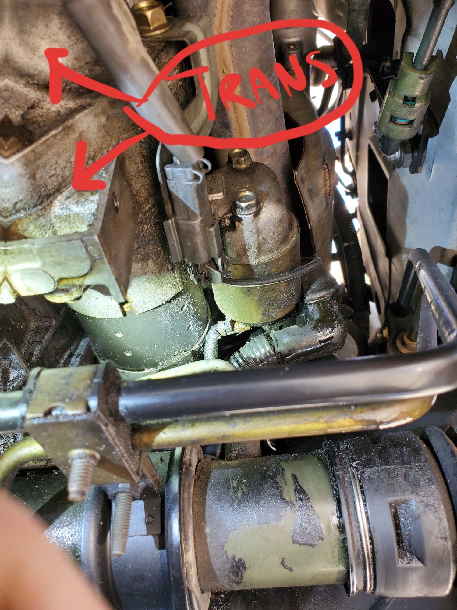 Need help identifying part that is leaking oil G35Driver