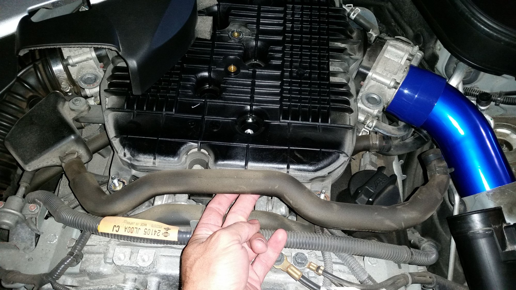 Engine crank case oil breathing tubes G35Driver Infiniti G35 & G37