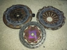 smoked clutch and flywheel.. it was time for an upgrade.