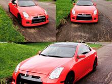 infiniti g35 , red , gtr body kit                        #g35#redcar#monbb#bodykit#gtrstyle#34#infiniti#car#passion#flash#sun#love2ride