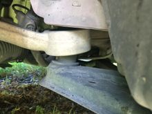 Drivers side rearward lower control arm (chassis side)