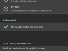 P0300 & P0304 codes
