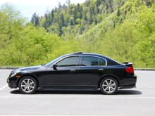 My 06 g35x cruising up in the Tennessee mountains