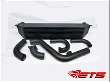 Extreme Turbo Systems Street FMIC.  Piping and core black.
2.5&quot; piping, 3.5&quot; core, set up for speed density