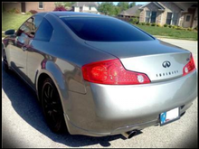 G35 rear, powder coated wheels