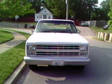 My 85 C10. Its IP with blue pearl. It has been in my family since new. I welded on new rocker panels and cab corners, new rear quarter, new tailgate, new doors. Some day maybe Ill body drop and bag it but till then its the family work horse.