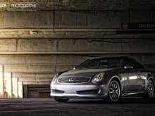 My 2006 Infiniti G35 Coupe in a downtown parking garage (Photo © Copyright Travis Ingram)