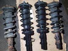 New & old strut assemblies