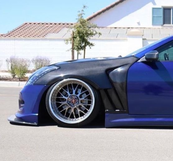FS SoEast Fly1motorsports RS4 Vented CF Fenders NEW. G35Driver