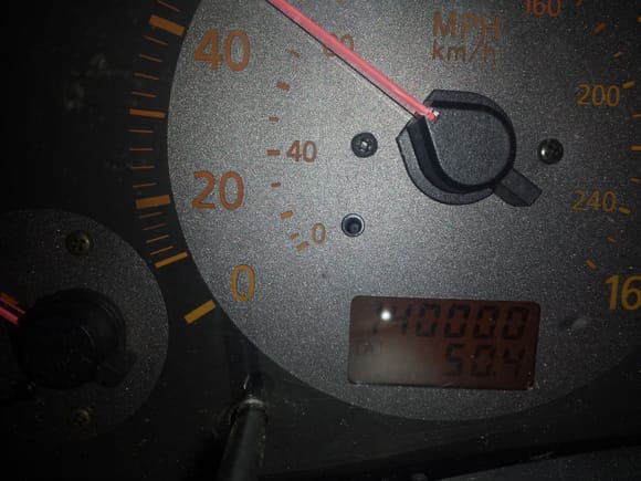 Then on the way home..this happened. 140k