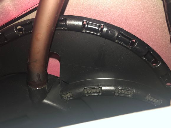 When I pour water down the sunroof drain I see it coming out from those 4 vent looking areas