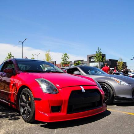 infiniti g35 , red , gtr body kit                        #g35#redcar#monbb#bodykit#gtrstyle#34#infiniti#car#passion#flash#sun#love2ride